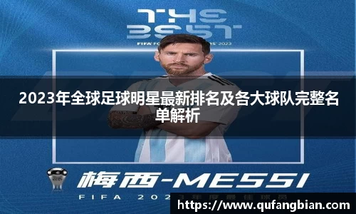 2023年全球足球明星最新排名及各大球队完整名单解析